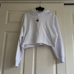 White boyfriend sweater